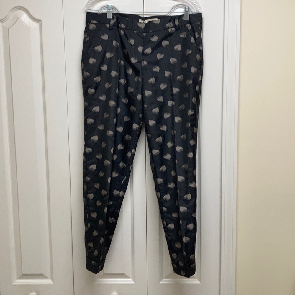Leon max black hearts pants